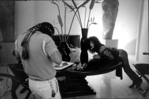 Cher at home in L.A.Ca. photographed by Anthony Barboza, 1984 for New York Times Magazine 1a (10)